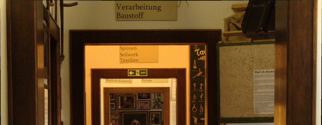 Blick in das Hanf Museum / Photo shot into the museum