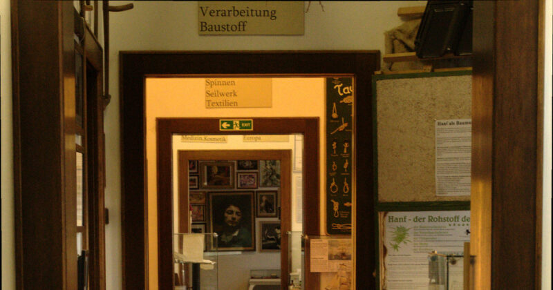 Blick in das Hanf Museum / Photo shot into the museum