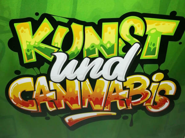 Grafik zur Ausstellung Kunst und Cannabis