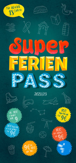 Grafik Banner Super Ferien Pass Berlin