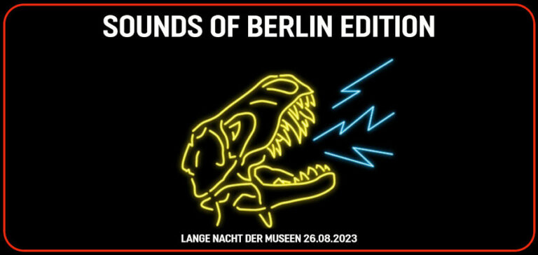 Grafik zur Langen Nacht der Museen am 26.8.2023 in Berlin